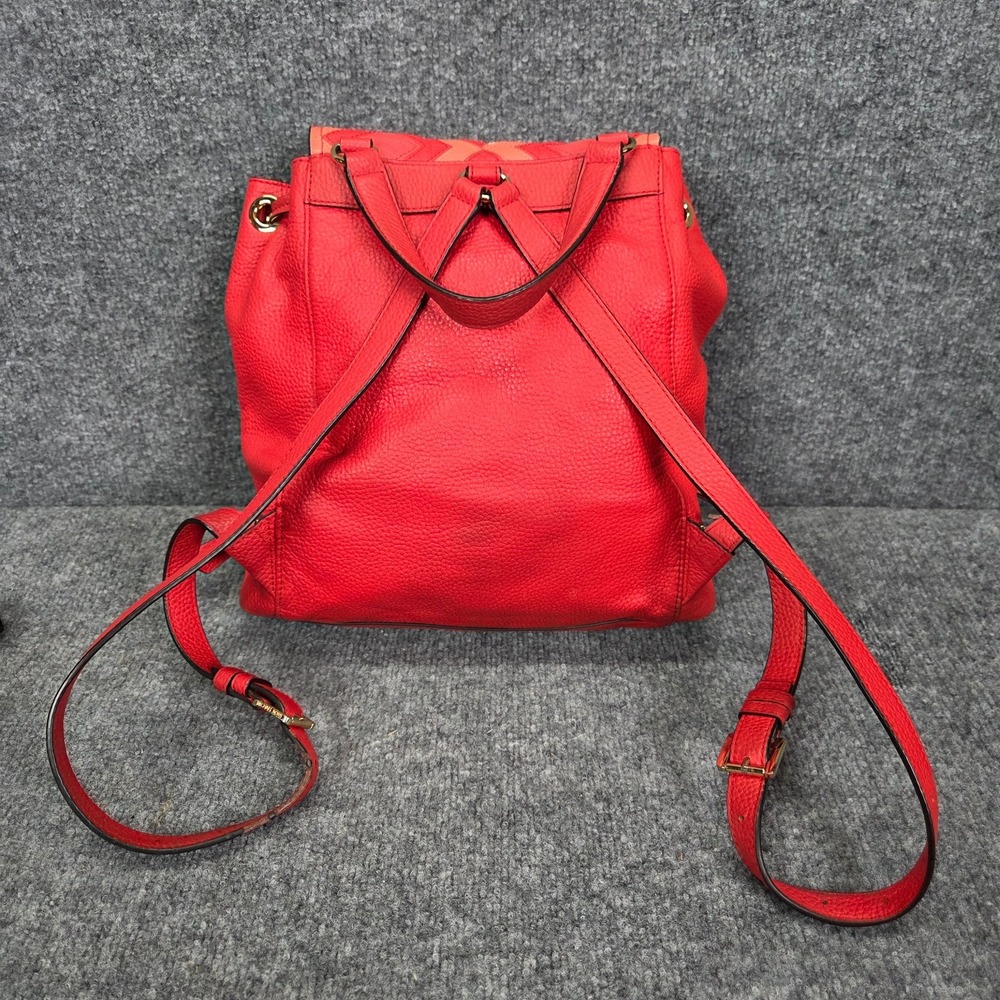 Michael Kors Riley Backpack Pebble Leather Dark‎ Sangria & Wallet Retail $498 - Picture 12 of 16